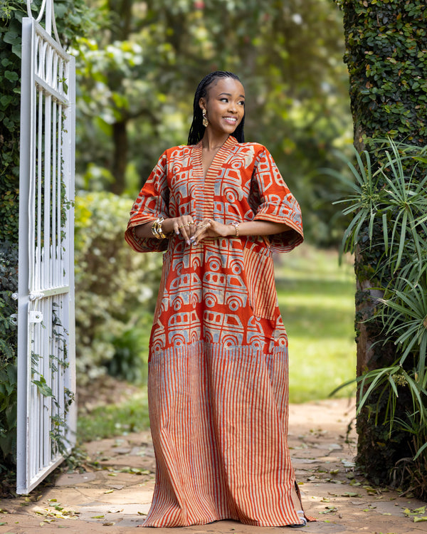 Terracotta Dress - Orange