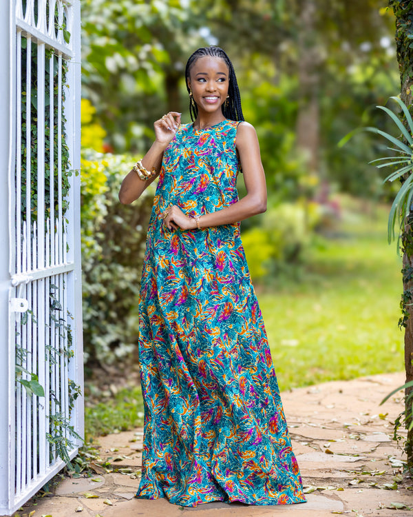 Tropical Maxi Dress