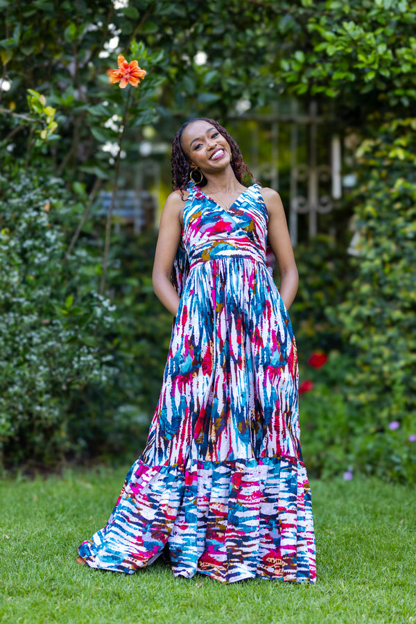 Subira Maxi Dress - African Print