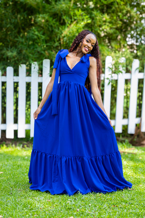 Subira Maxi Dress - Royal Blue