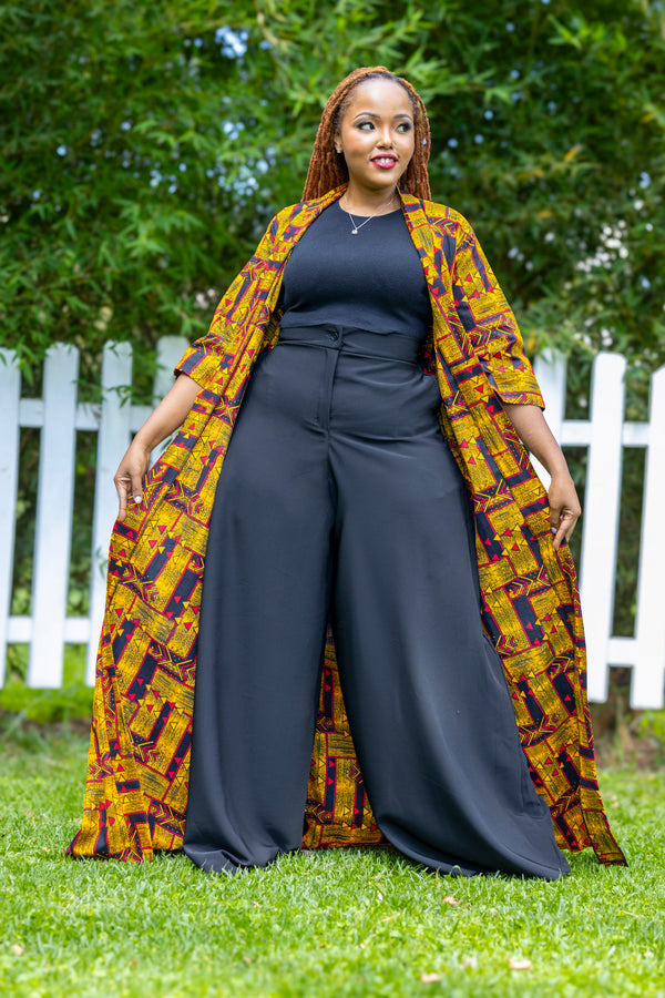 Pendo African Print Kimono