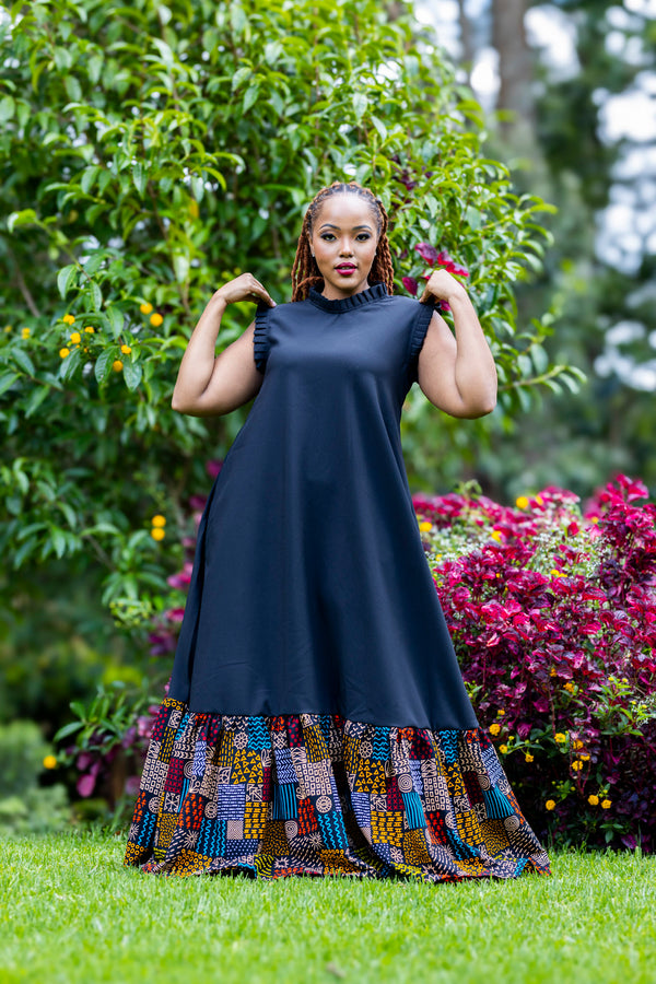 Jacaranda Maxi Dress - Black