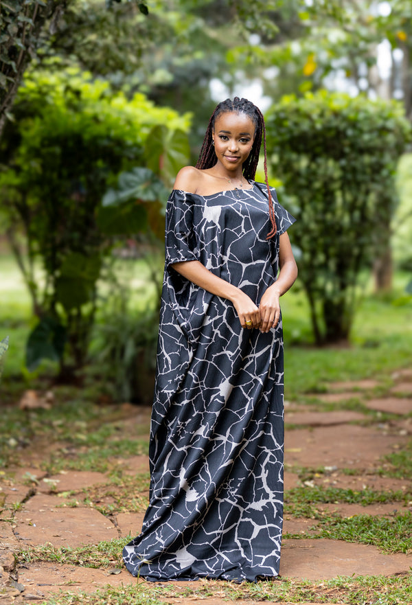 Luna Kaftan - Black